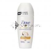 Dove Deodorant Roll On 50ml Women Coconut & Jasmine Nourishing Secret