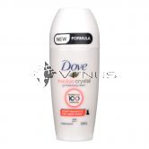 Dove Deodorant Roll On 50ml Women Peach Blossom & Apple Scent Invisible Crystal