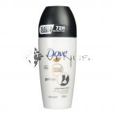 Dove Deodorant Roll On 50ml Advanced Black & White