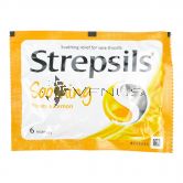 Strepsils Antiseptic Lozenges 6s Honey & lemon