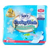 Sofy Cooling Fresh Day Ultra Slim Wing 25cm 14s