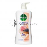 Dettol Bodywash 900ml Progentle Habbatus Sauda & White Peach