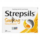 Strepsils Antiseptic Lozenges 24s Honey & Lemon