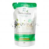 Shokubutsu Shower Cream Refill 550g Green Freshness