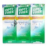 Opti-Free 3x300ml Disinfecting Solution Replenish