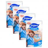 Drypers Wee Wee Dry Tape XL 50s (1Carton=4pack)
