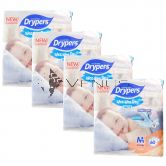 Drypers Wee Wee Dry Tape M 60s (1Carton=4Pack)