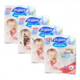 Drypers Wee Wee Dry Tape L 58s (1Carton=4Pack)