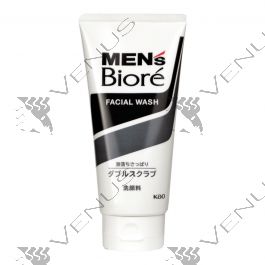 Biore Men Double Scrub Face Wash 130g