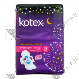 Kotex Soft Smooth Overnight Wing 28cm 14S