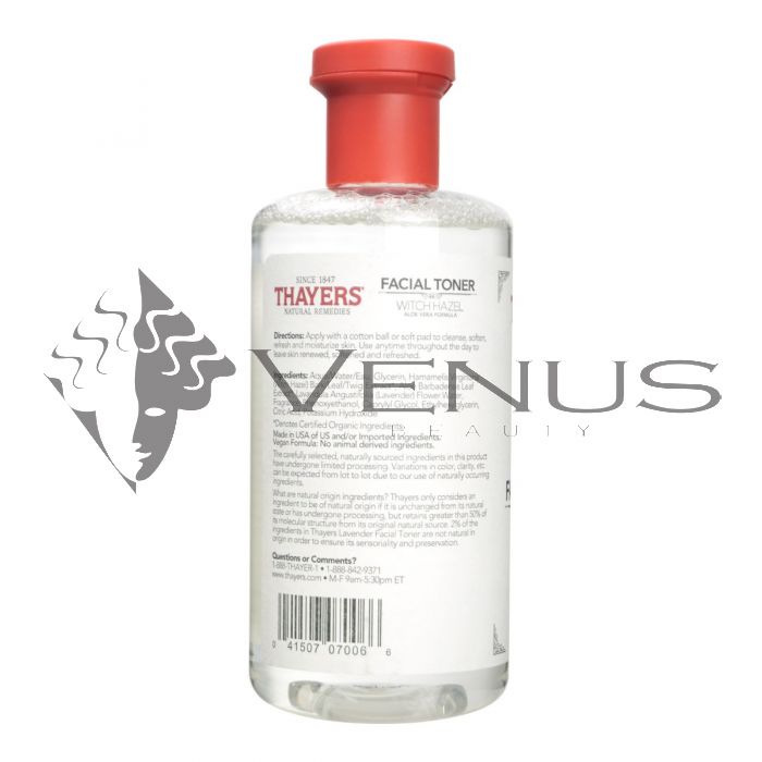 Thayers Facial Toner 355ml Lavender Alcohol-Free