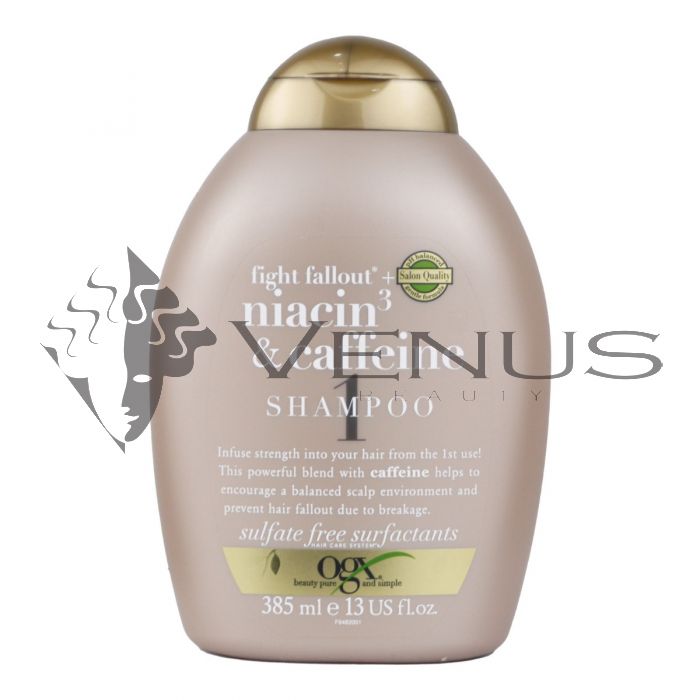 OGX Shampoo 13oz Niacin+Caffeine OGX Shampoo 13oz Niacin+Caffeine