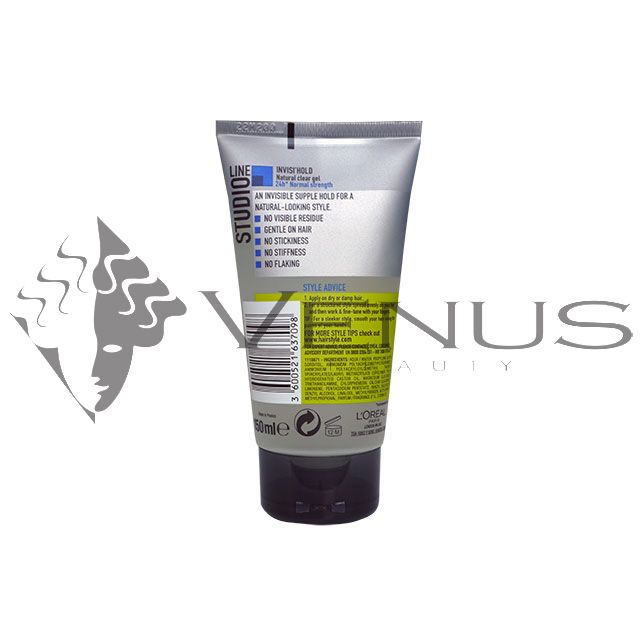 Studio Line Invisi Hold 150ml 24h Natural Clear Gel Normal Strength