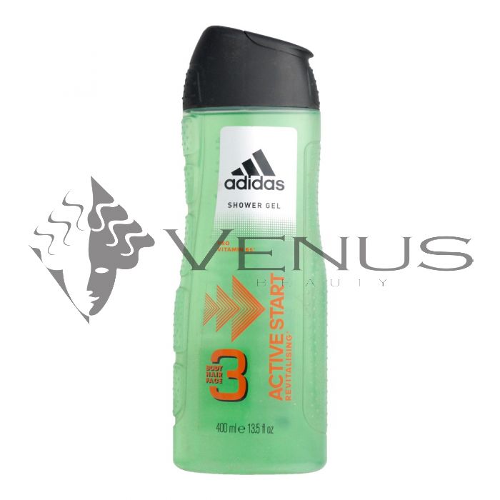Adidas Body Hair Face 3in1 Active Start 400ml