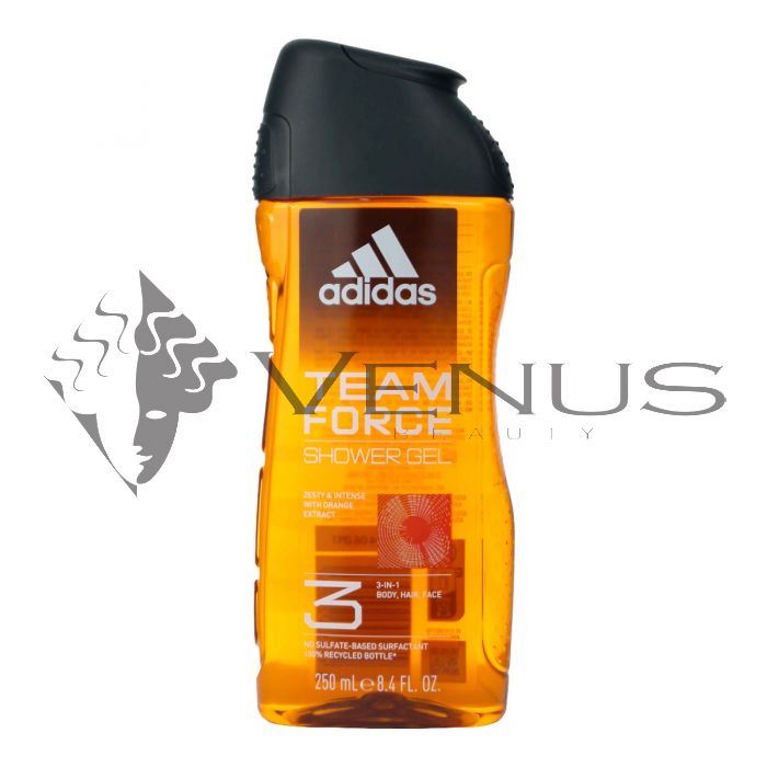 Adidas Shower Gel 250ml 3in1 Team Force