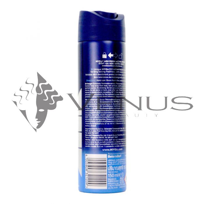 Nivea Deodorant Spray 150ml Men Fresh Active