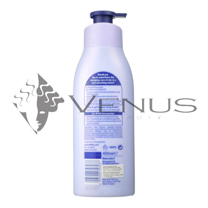 Nivea Body Lotion Cherry Blossom & Jojoba Oil 400ml