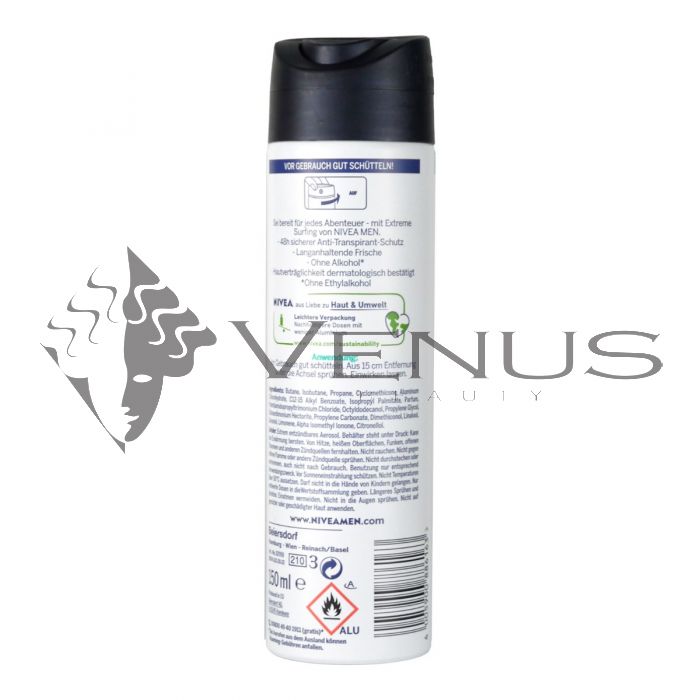 Nivea Deodorant Spray 150ml Men Extreme Surfing