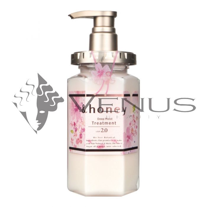 &Honey Deep Moist Treatment 445ml Step 2.0 Cherry Blossom