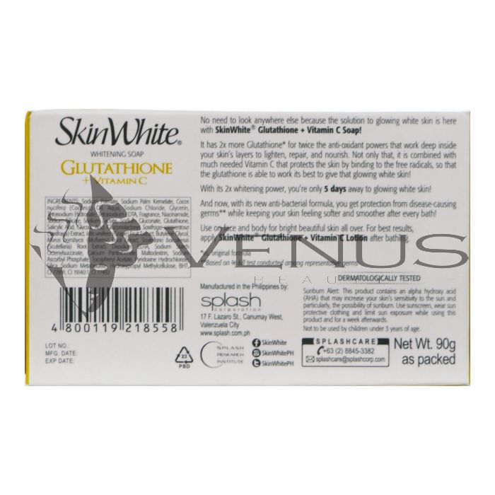 skinwhite glutathione soap SkinWhite Whitening Soap 90g Glutathione+Vitamin C