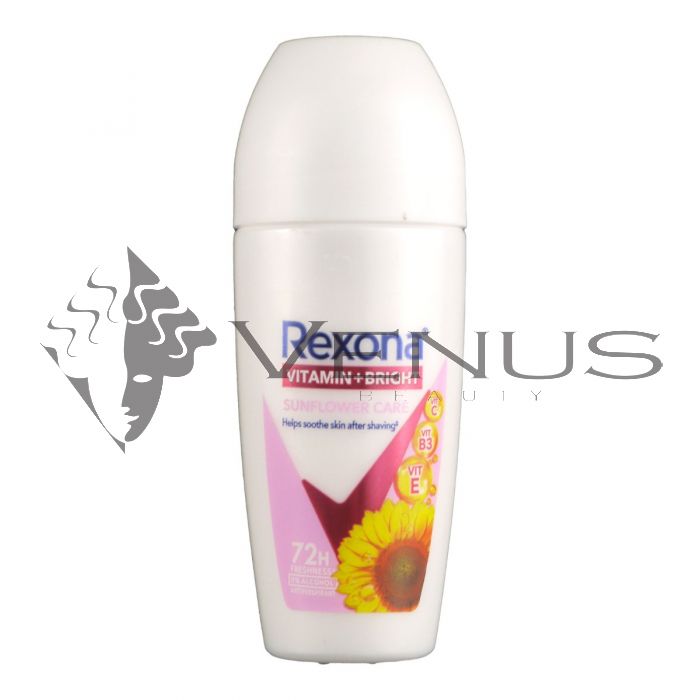 REXONA ROLL-ON WOMEN VITAMIN+BRIGHT SUNFLOWER CARE - 45ML X