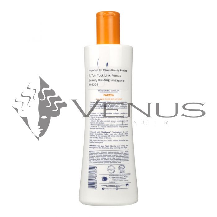 Silka Whitening Lotion 300ml Papaya SPF6