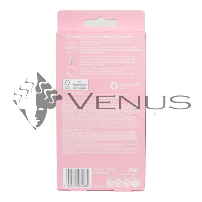 Gillette Venus Comfortglide White Tea Scent Razor 1s+ Cartridge 1s