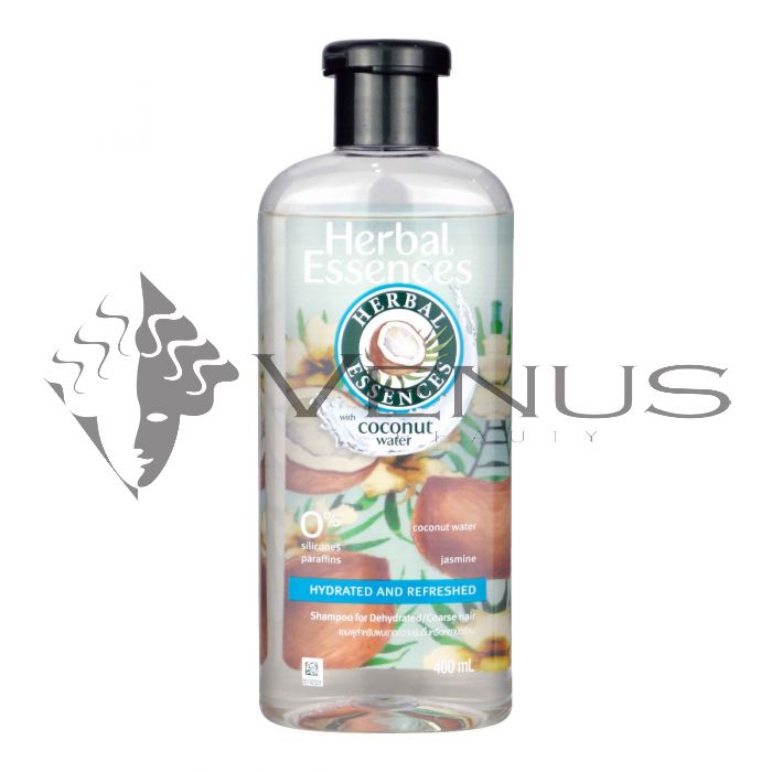 Clairol Herbal Essence Shampoo 400ml Hydrated Refreshed With Coconut Water