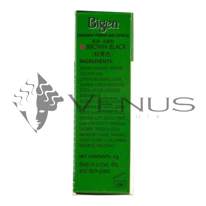 Bigen Powder Hair Dye B Brown Black