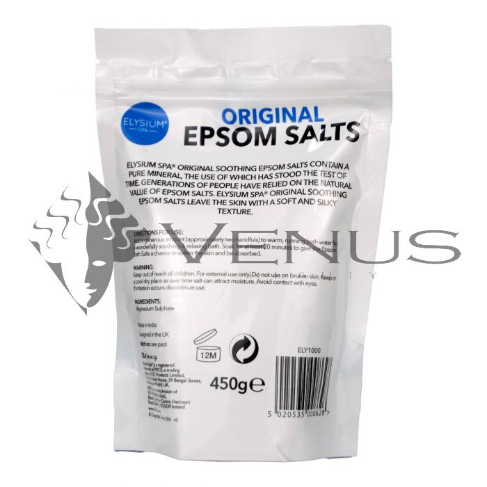 ELYSIUM Spa Badesalz Mit Eukalyptus – Epsom Salt, 120 G – Entspannend & Entgiftend