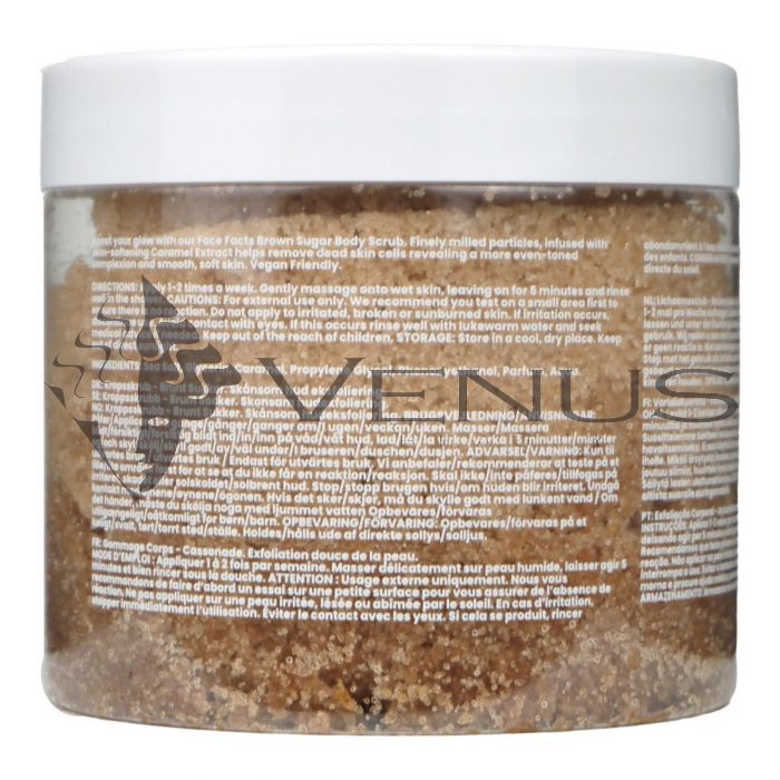 Face Facts Body Scrub 400g Brown Sugar