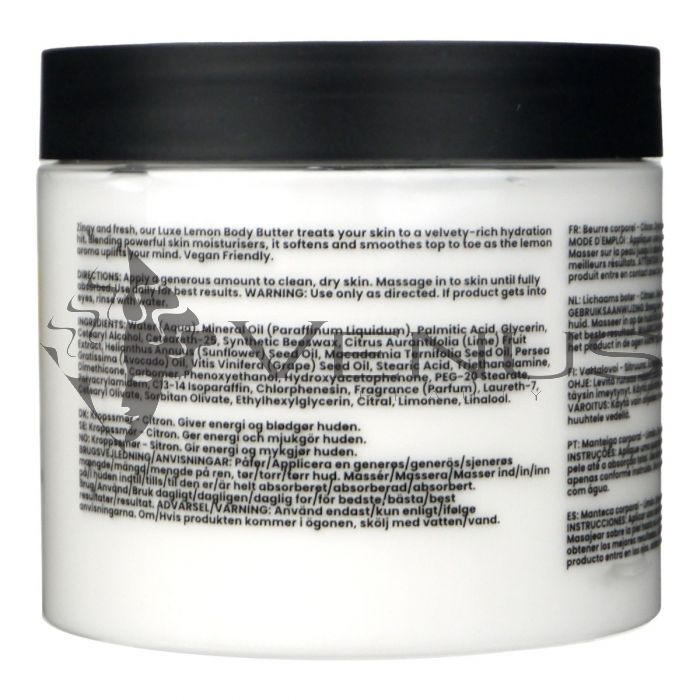 Face Facts Body Butter 400g Lemon Swirl