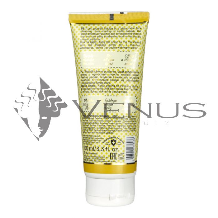Vollare Vege Face Scrub Purifying Bright Papaya 100ml