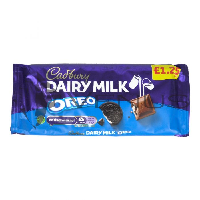 Cadbury Dairy Milk Oreo Bar Chocolate 120g