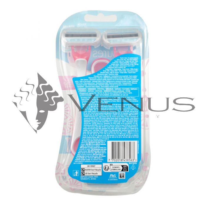 Gillette Venus Treasures Disposable Razor 3s