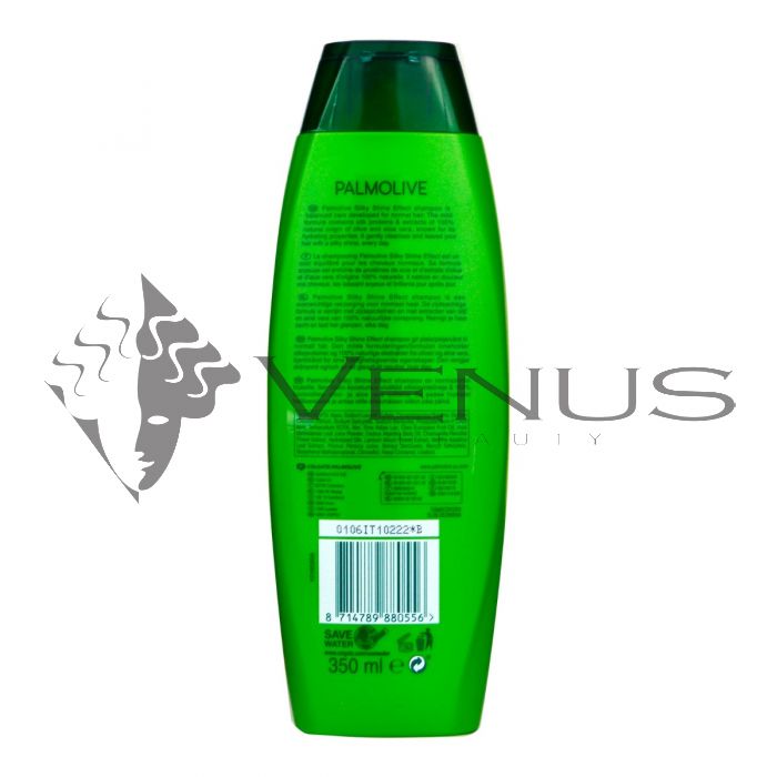 Palmolive Shampoo 350ml Silky Shine Aloe Vera