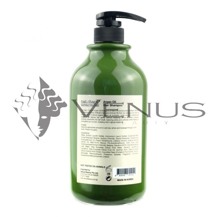 nat.chapt. Organic Argan Oil Hair Shampoo 1000g