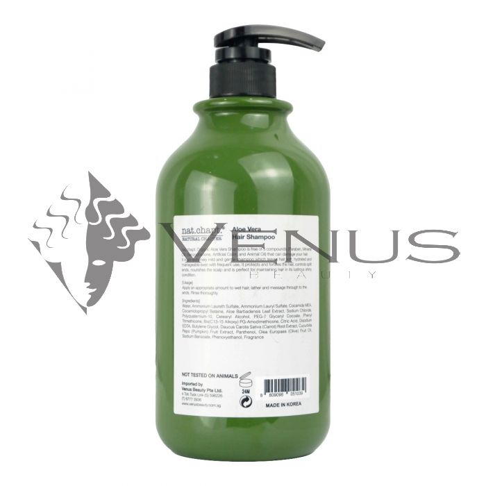 nat.chapt. Organic Aloe Vera Hair Shampoo 1000g