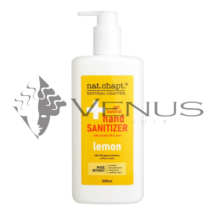 Nat.Chapt. Lemon 500ml AntiBacterial Hand Sanitizer