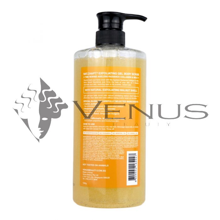 Nat.Chapt. Mii Exfoliating Gel Collagen & Milk Body Scrub 1000g