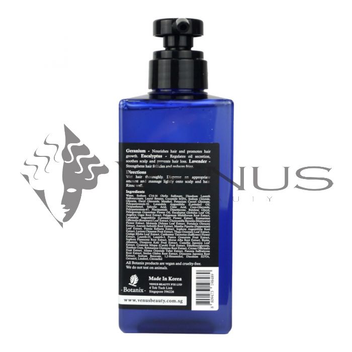 Botanix Natural Spa Therapy Shampoo 500ml Geranium Eucalyptus Lavender