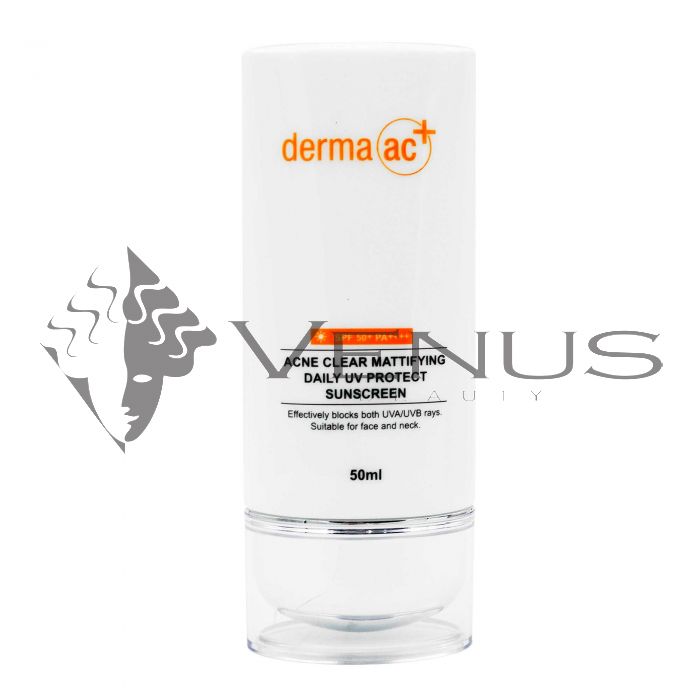Derma AC+ Acne Clear Mattifying Daily UV Protect Sunscreen SPF50+