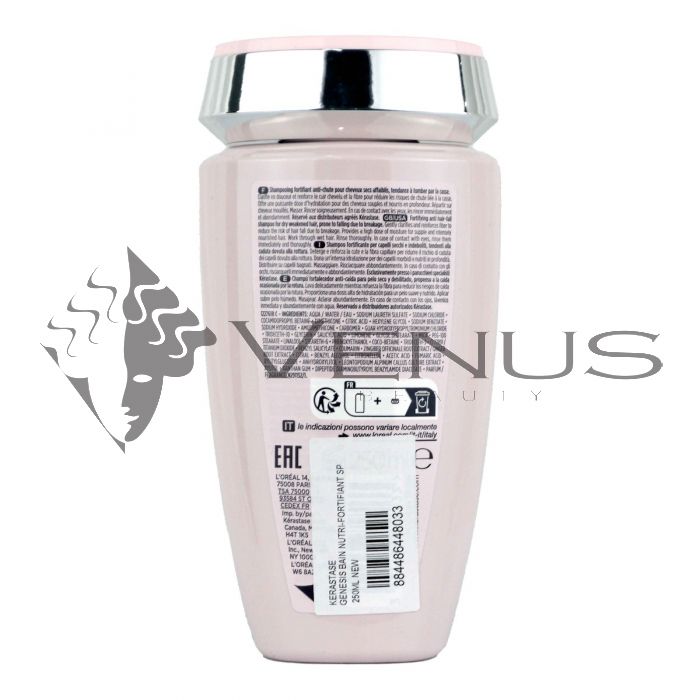 Amazon.com: KÉRASTASE Genesis Nutri-Fortifiant Shampoo, Anti