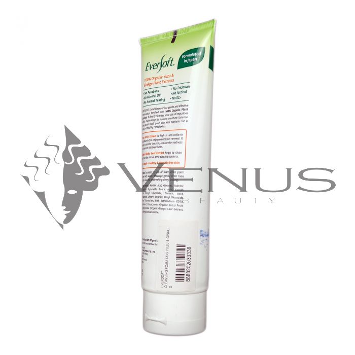 Eversoft Cleansing Foam 130g Yuzu & Ginkgo