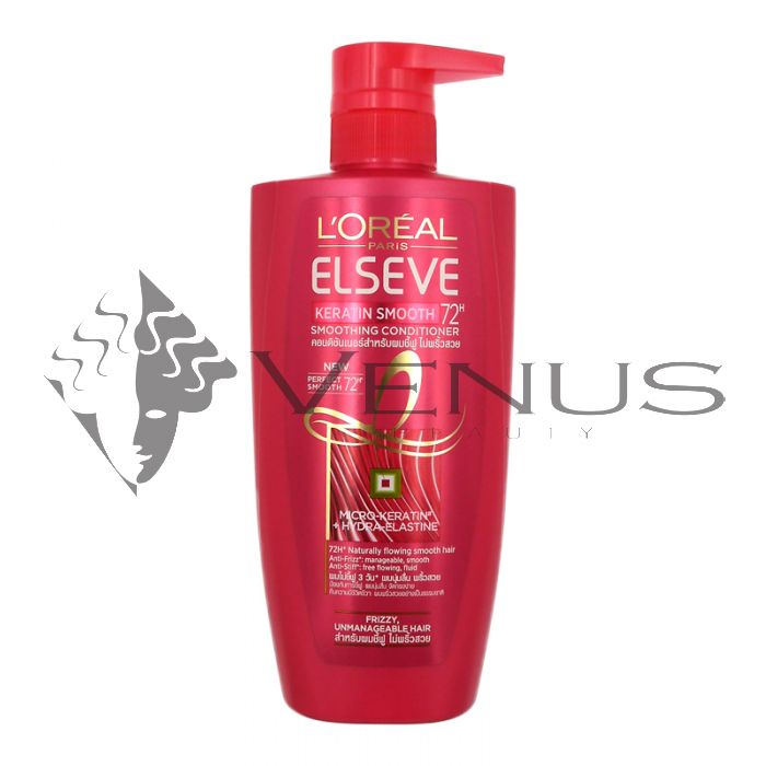 L Oreal Paris Elseve Keratin Smooth 72Hr Perfecting Conditioner 450ml