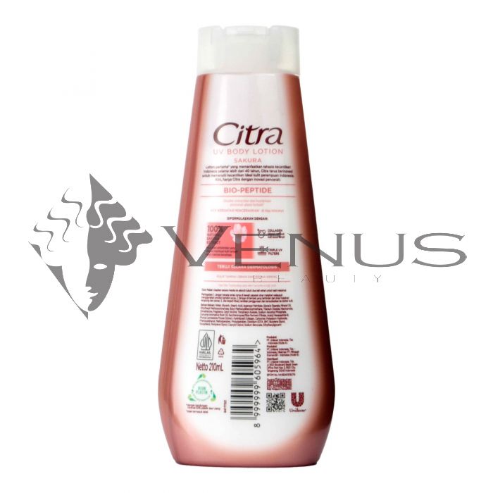 Citra UV Body Lotion 210ml Supple & Bright