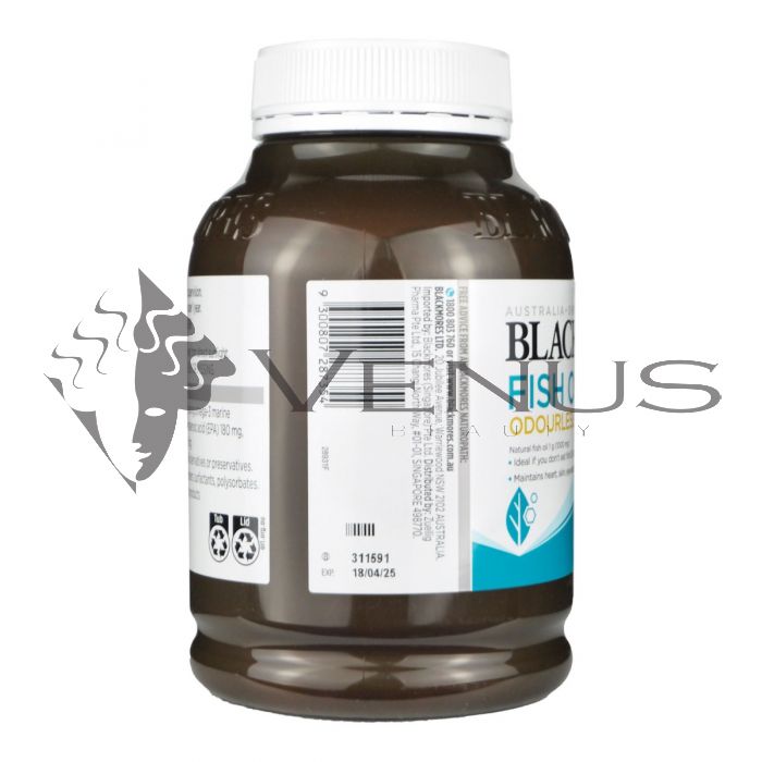 Blackmores odourless fish oil 1000mg 400 capsules cheap