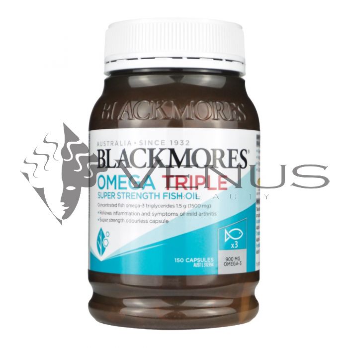 Blackmores omega triple concentrated fish oil 150 capsules 2025