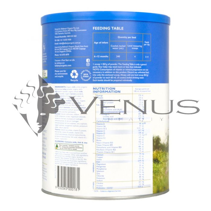 Bellamy's Organic 900g Stage 2 Follow-on Formula