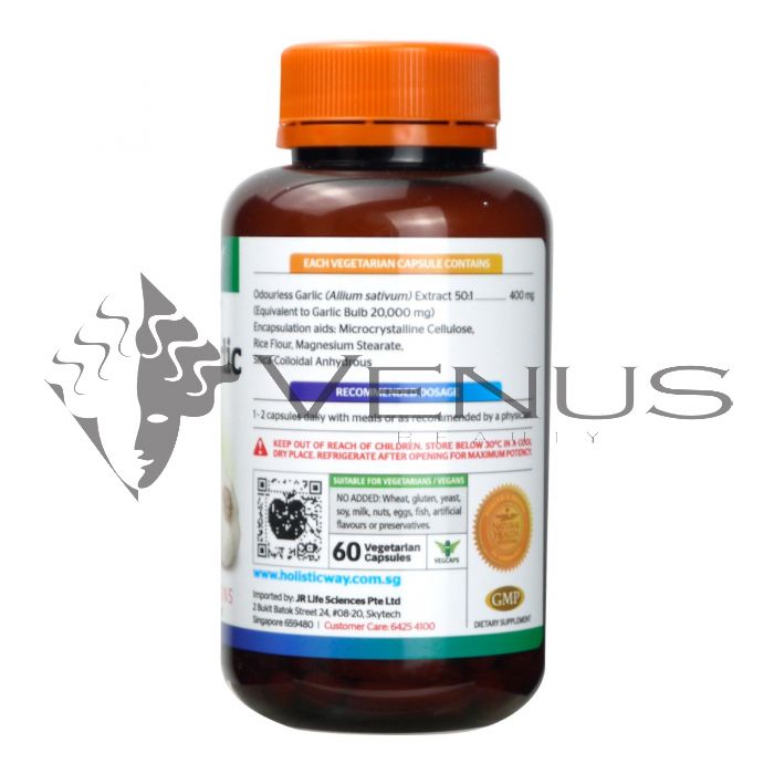 Holistic Way Odourless Super Garlic 20000mg 60s